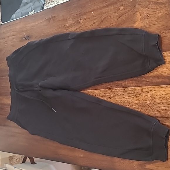 Lululemon Sweatpants Women 6 Black Scuba High Rise Relaxed Jogger Drawstring